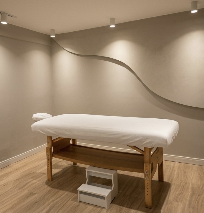 Ambiente de massoterapia OVER PILATES